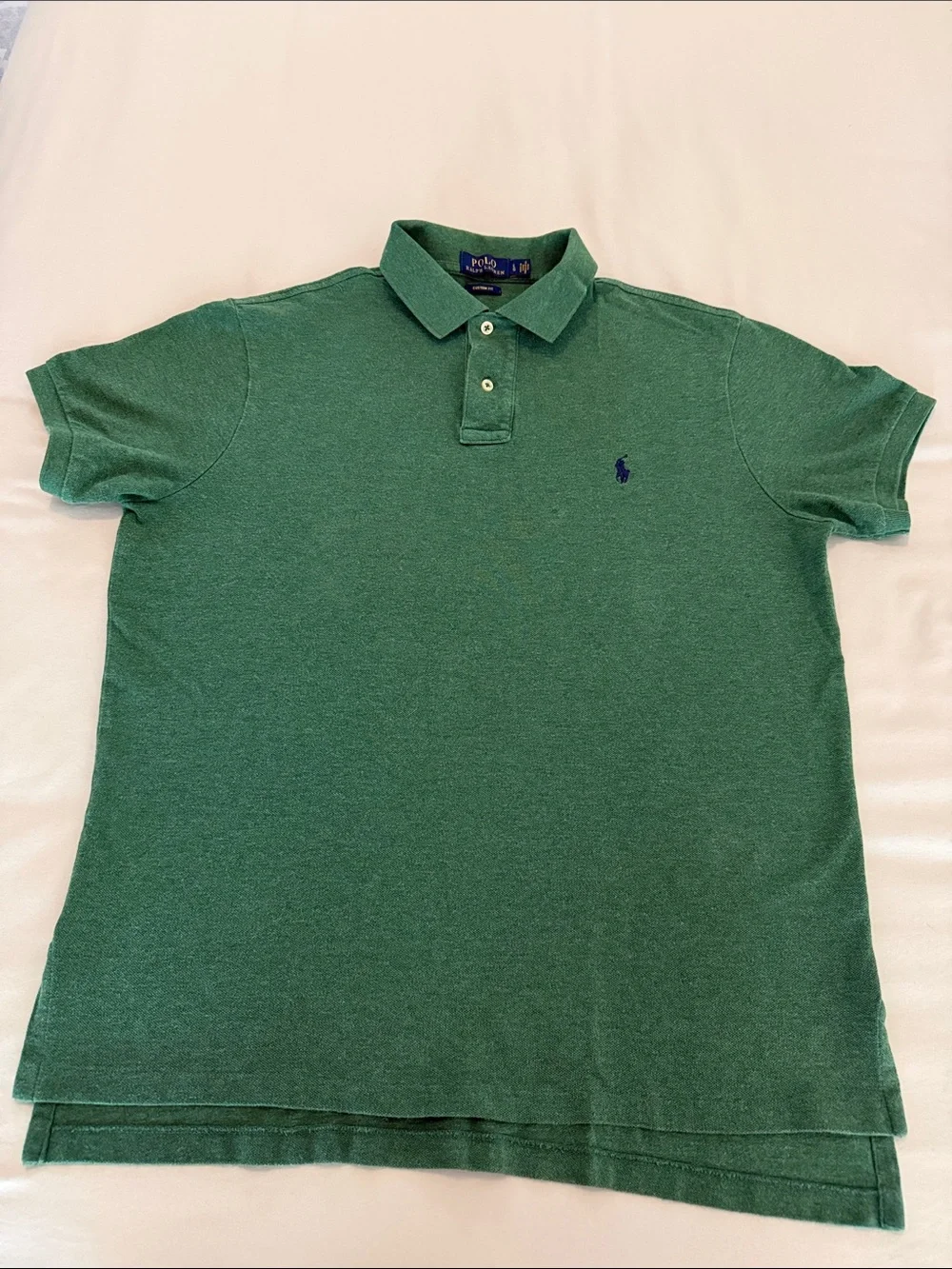 Polo by Ralph Lauren Men's Green Polo Shirt
